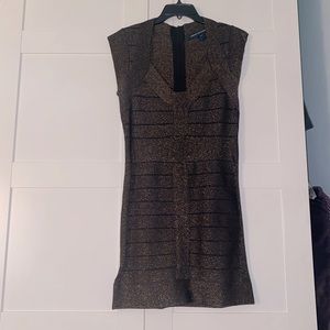 French connection bandage mini dress